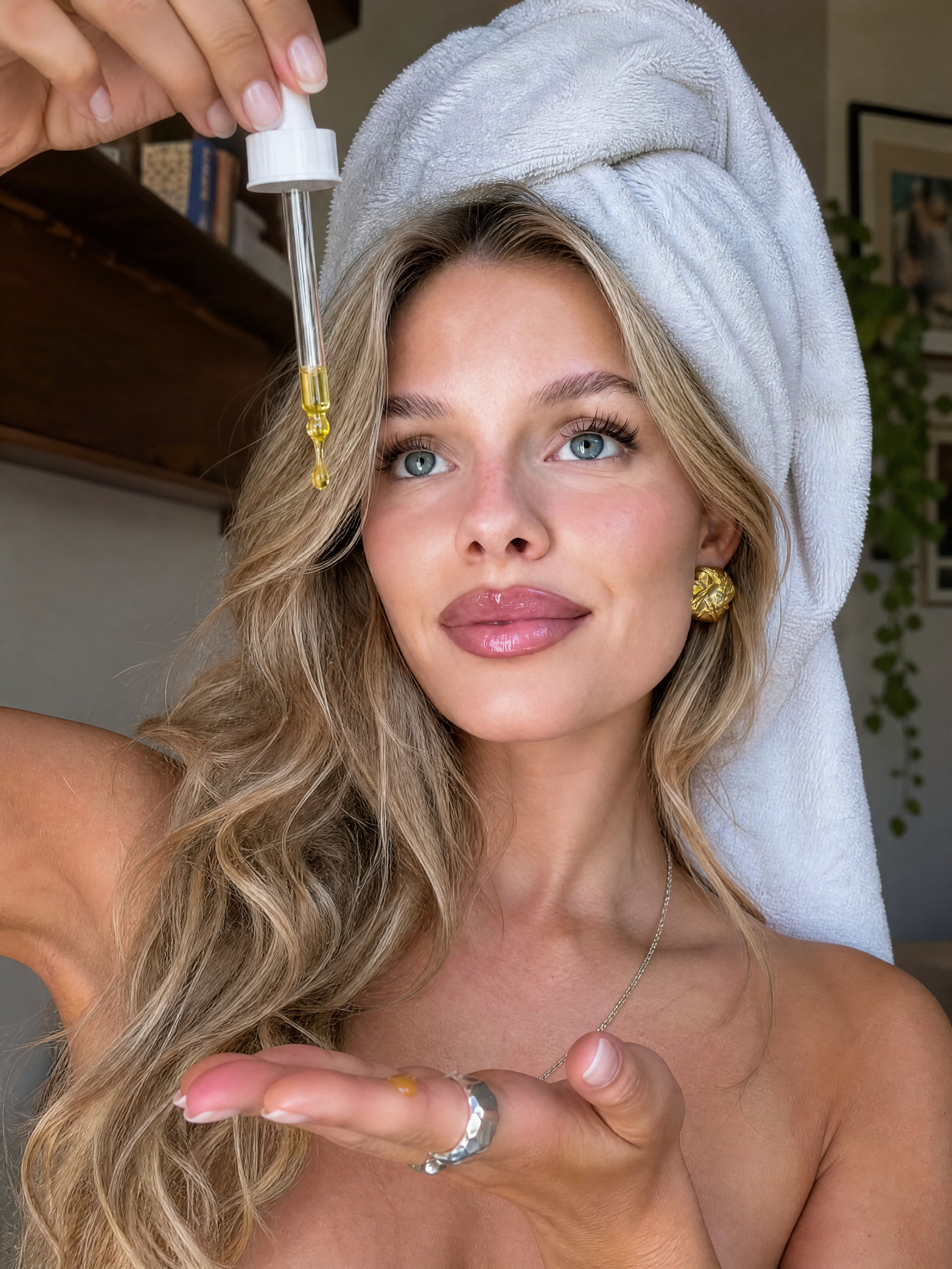 Ta sama postac: reel z serum